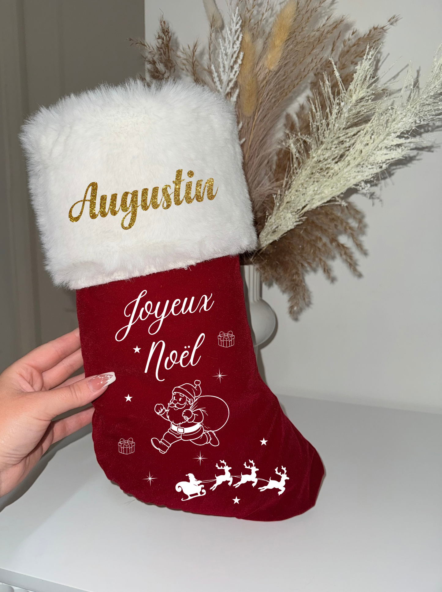 Chaussette de Noël personnalisée