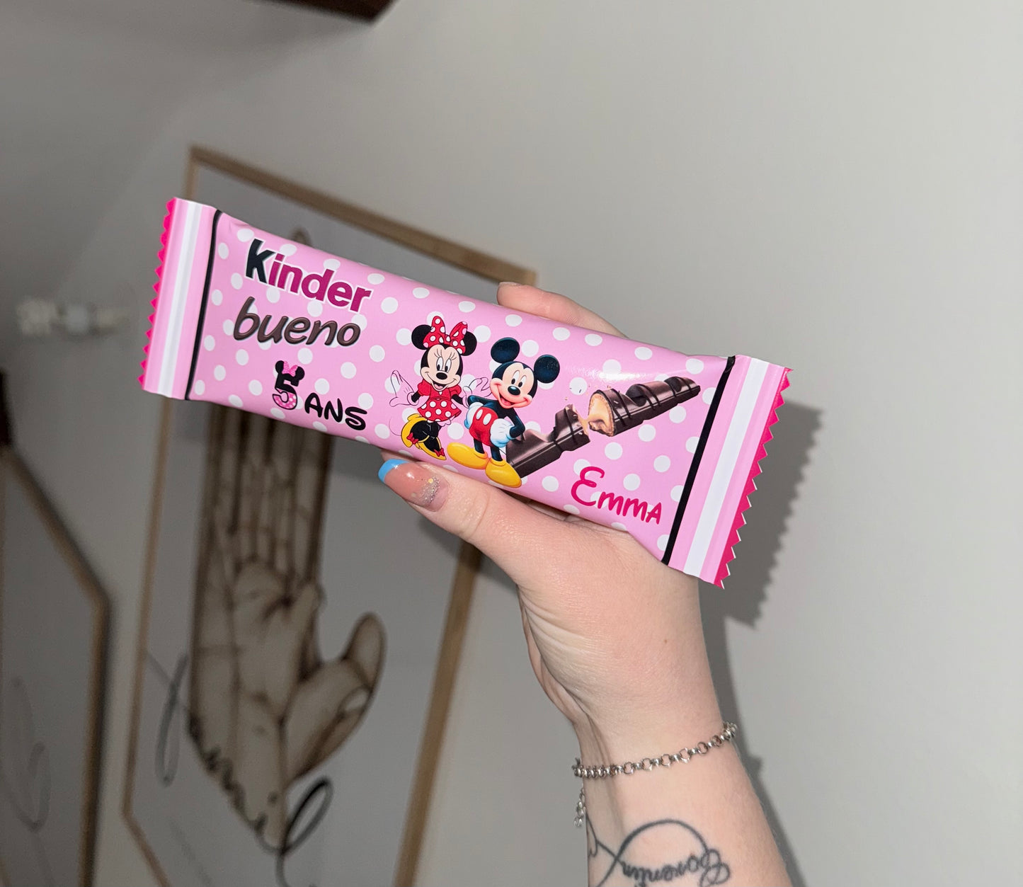 Emballages personnalisés pour gourmandises (Kinder, M&M’s, Fruit Shoot…)
