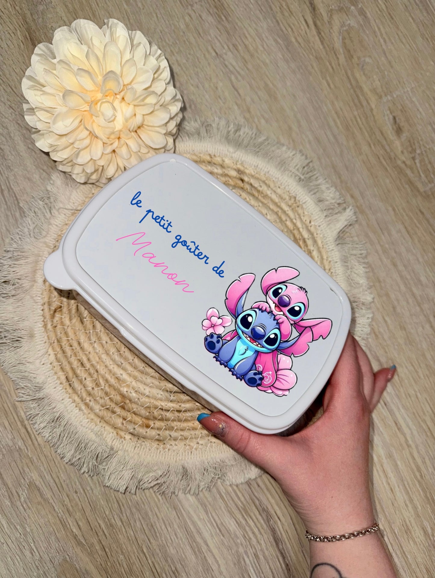 Boîte à goûter « Stitch&Angel »