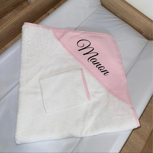 Cape de bain personnalisé