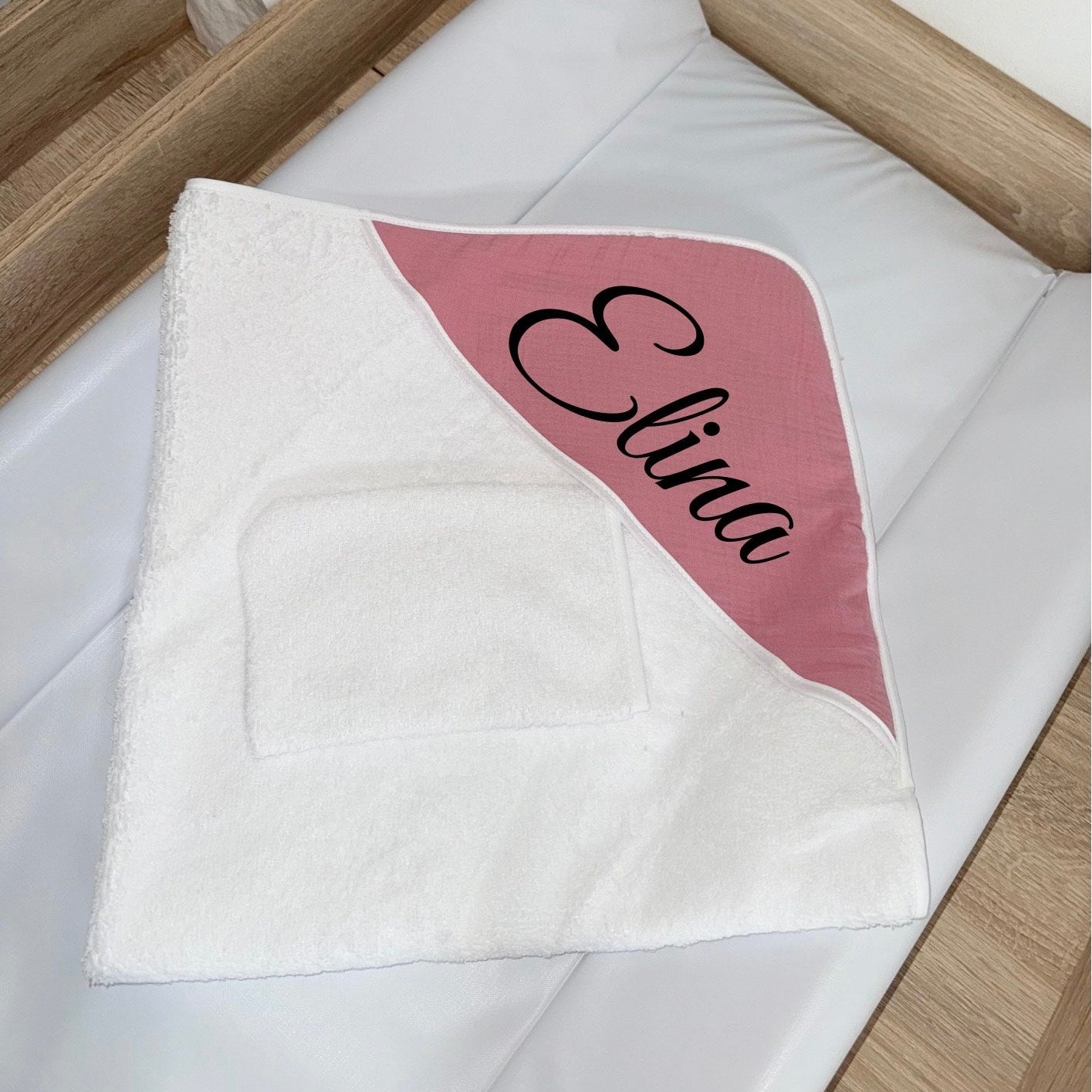 Cape de bain personnalisé