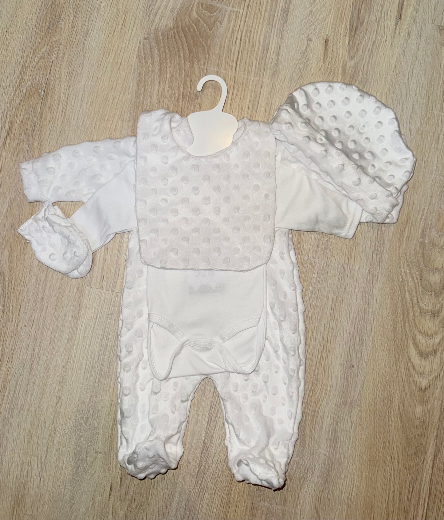 Ensemble 5 Pièces en minky personnalisé