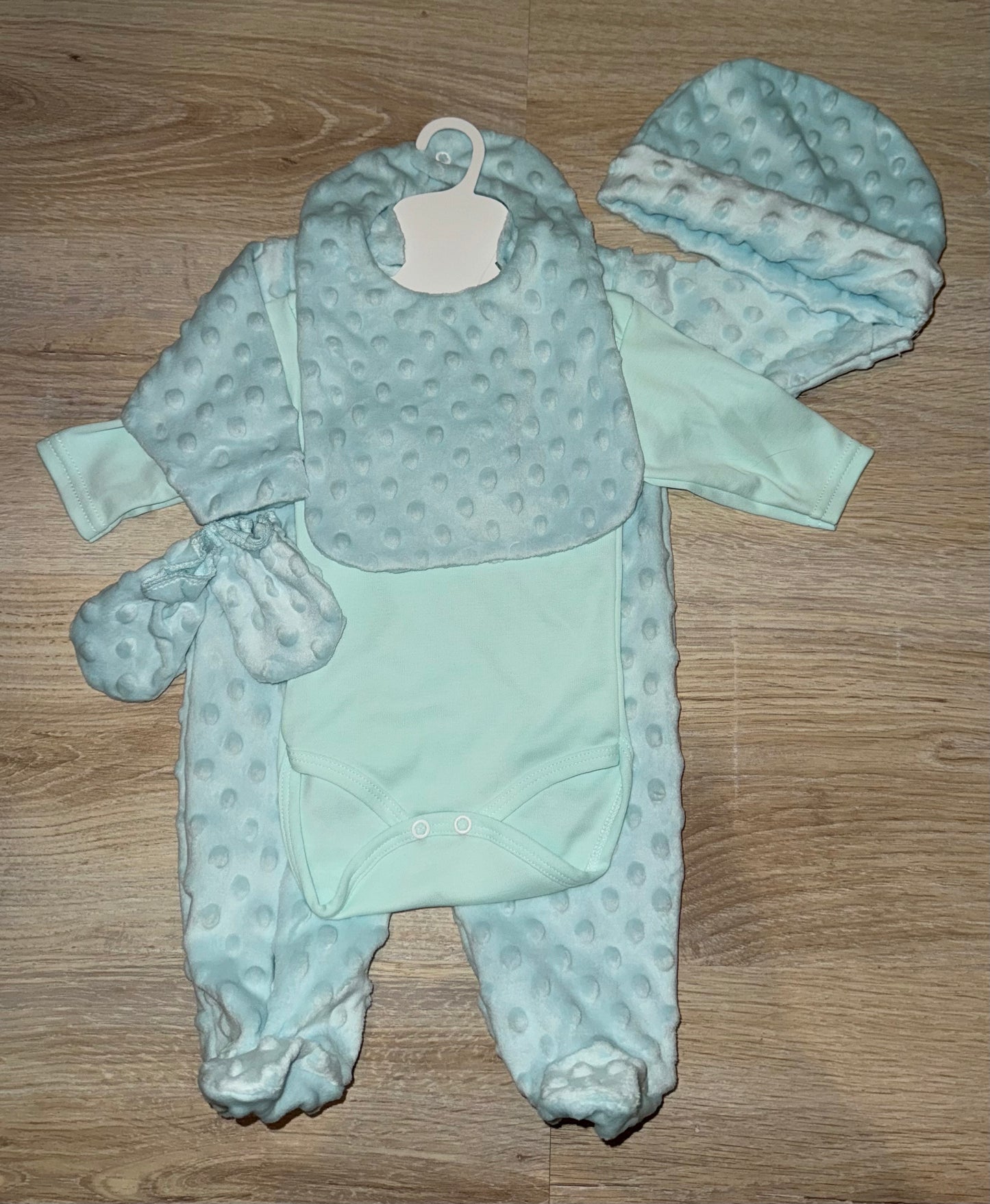 Ensemble 5 Pièces en minky personnalisé