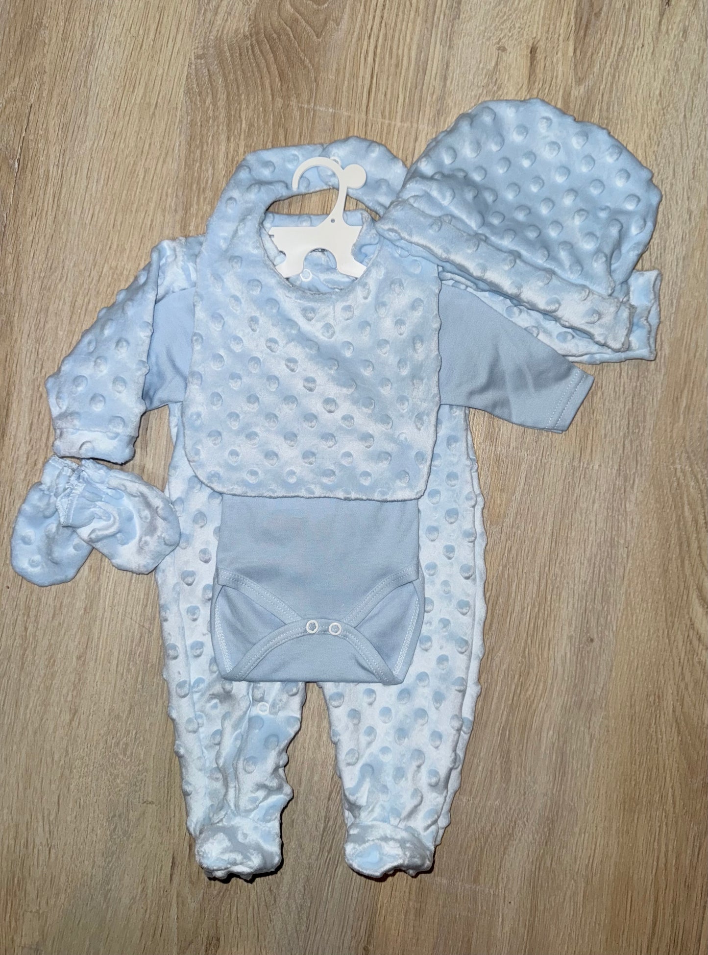 Ensemble 5 Pièces en minky personnalisé