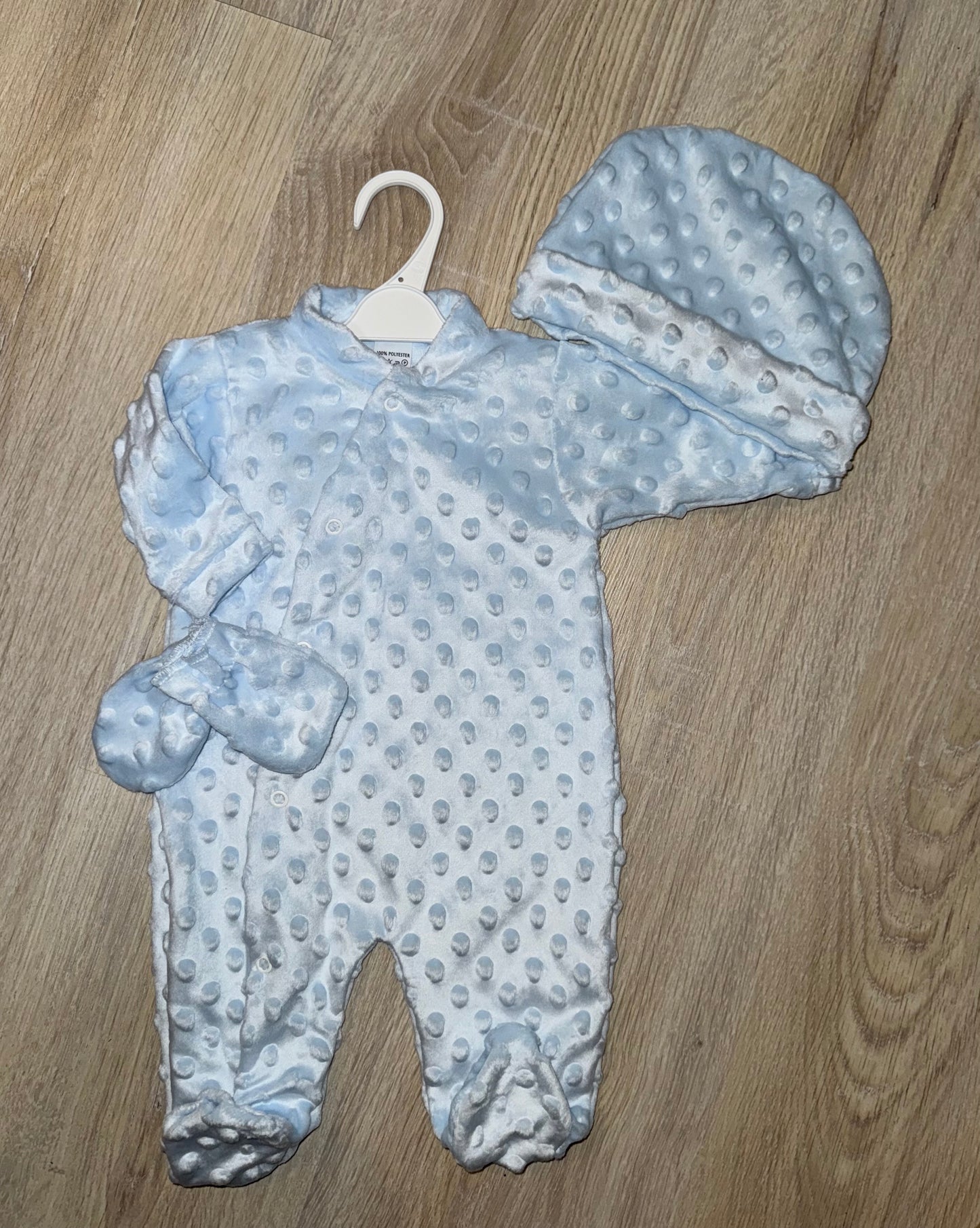 Ensemble 3 Pièces minky personnalisable