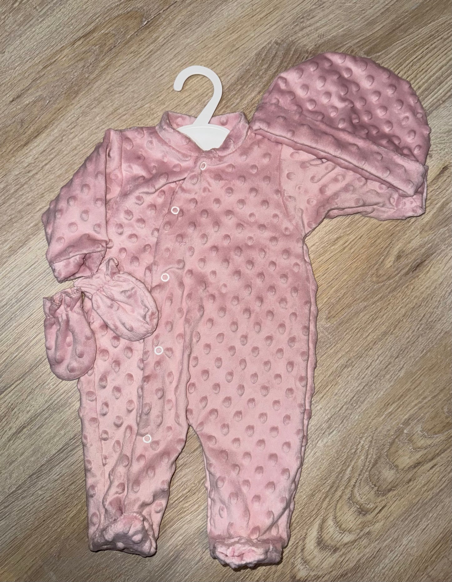 Ensemble 3 Pièces minky personnalisable