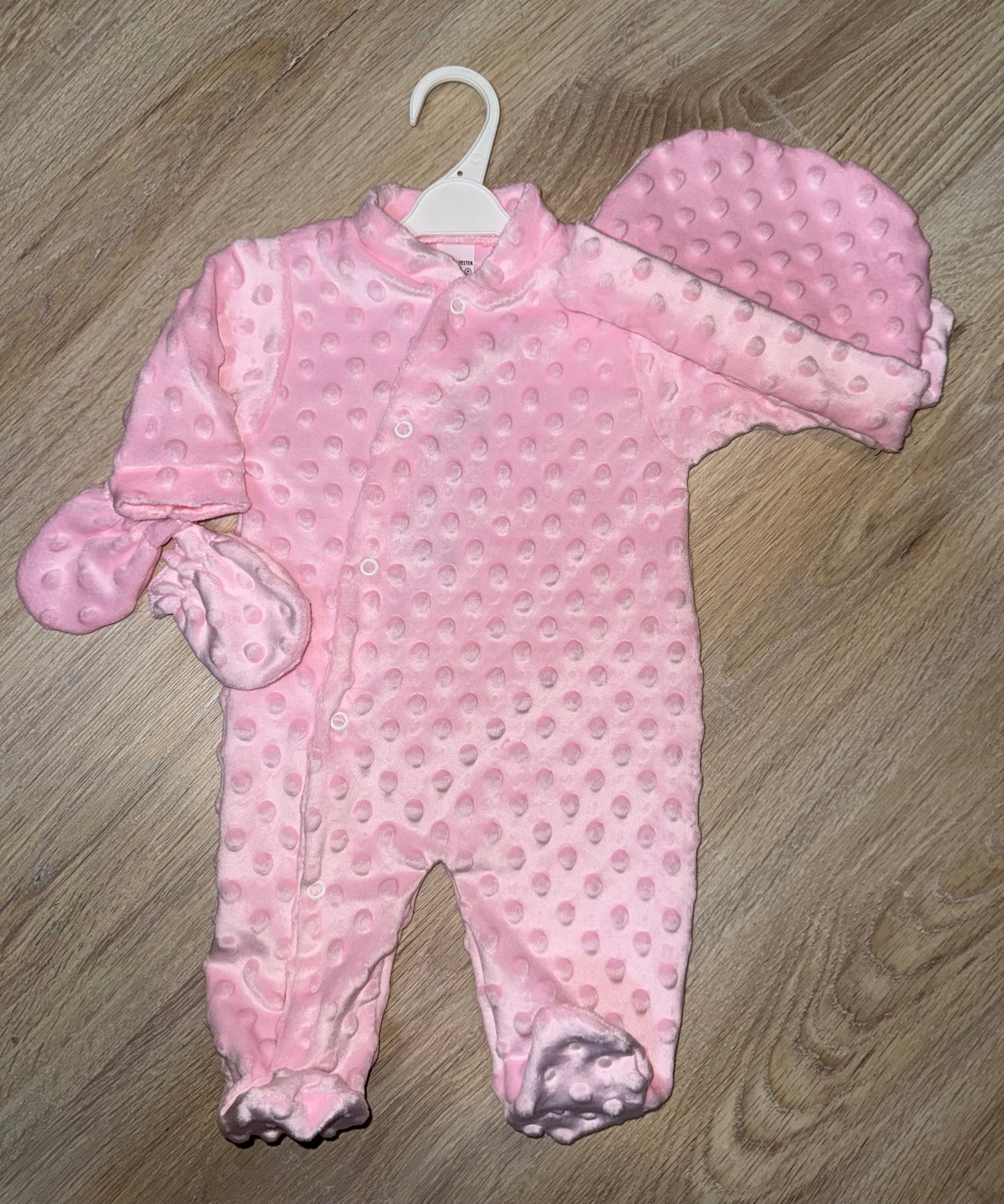 Ensemble 3 Pièces minky personnalisable
