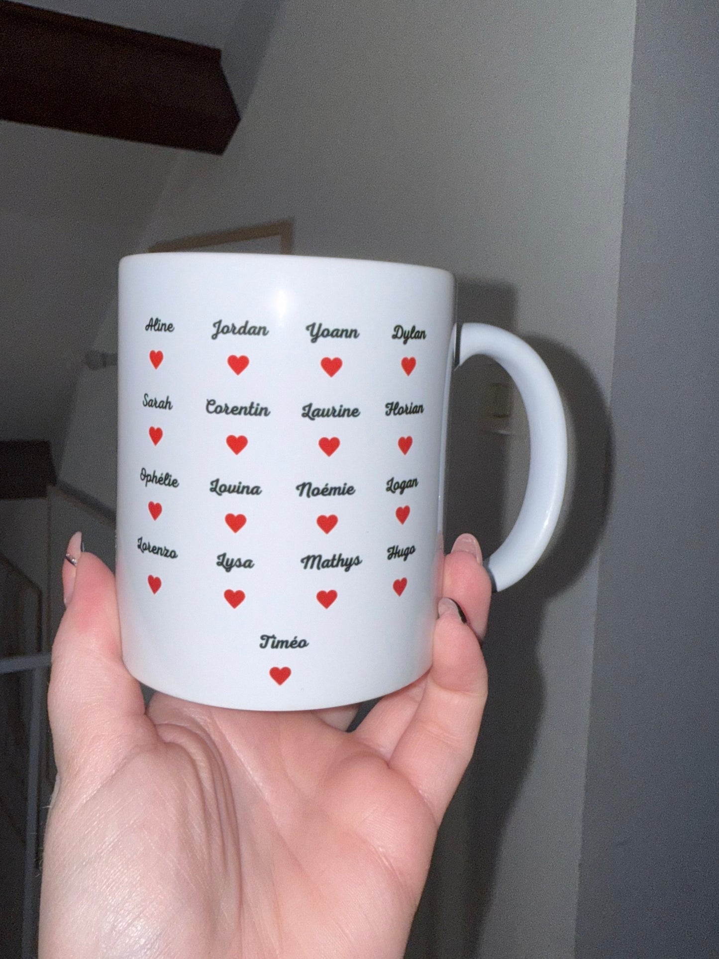 Tasse "Super Mamie" personnalisée