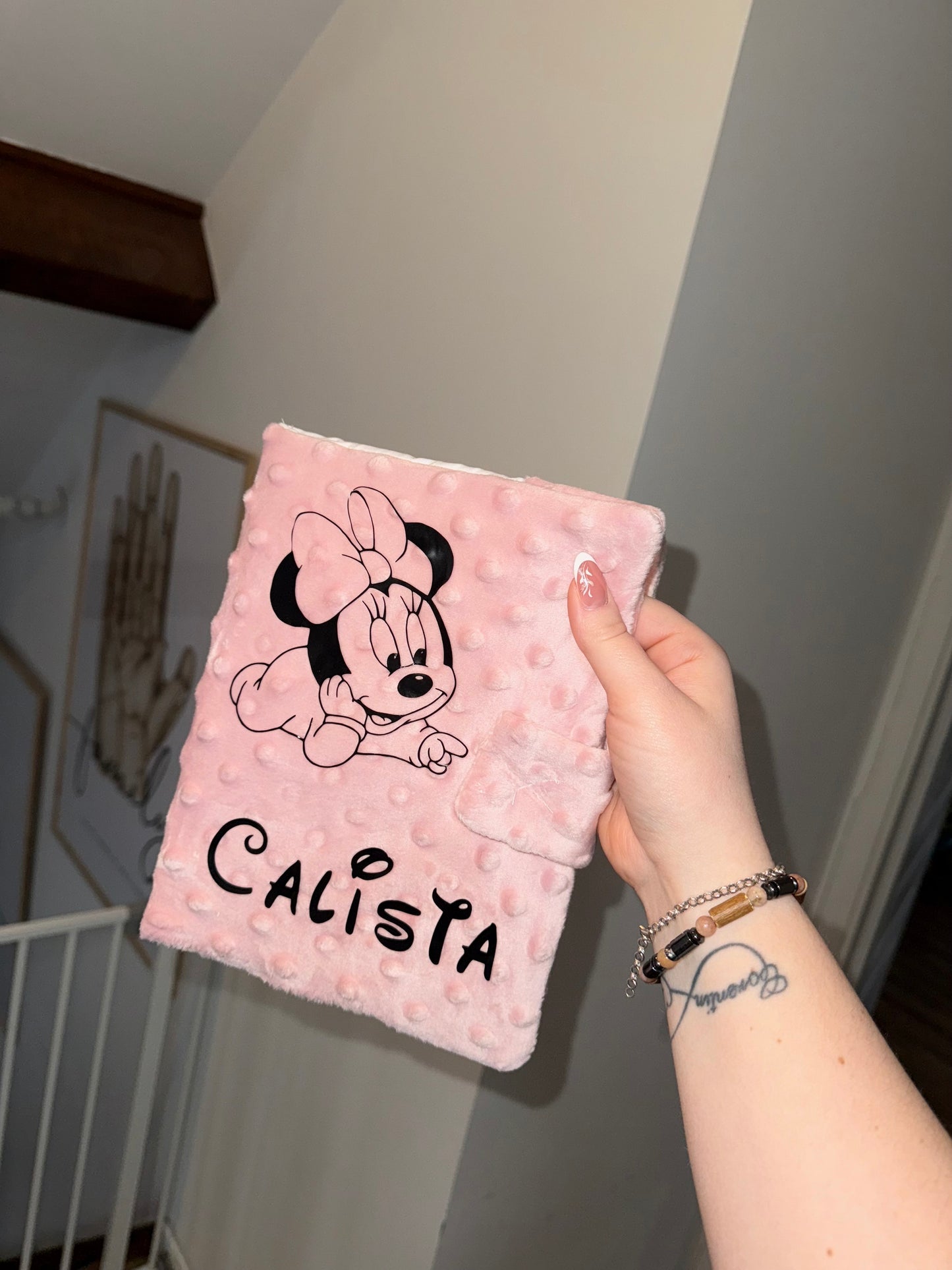 Protège carnet de santé - Minky