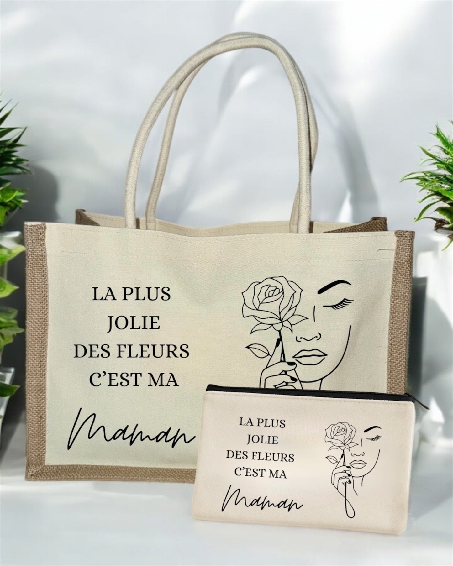 Coffret Maman : Sac personnalisé + Trousse
