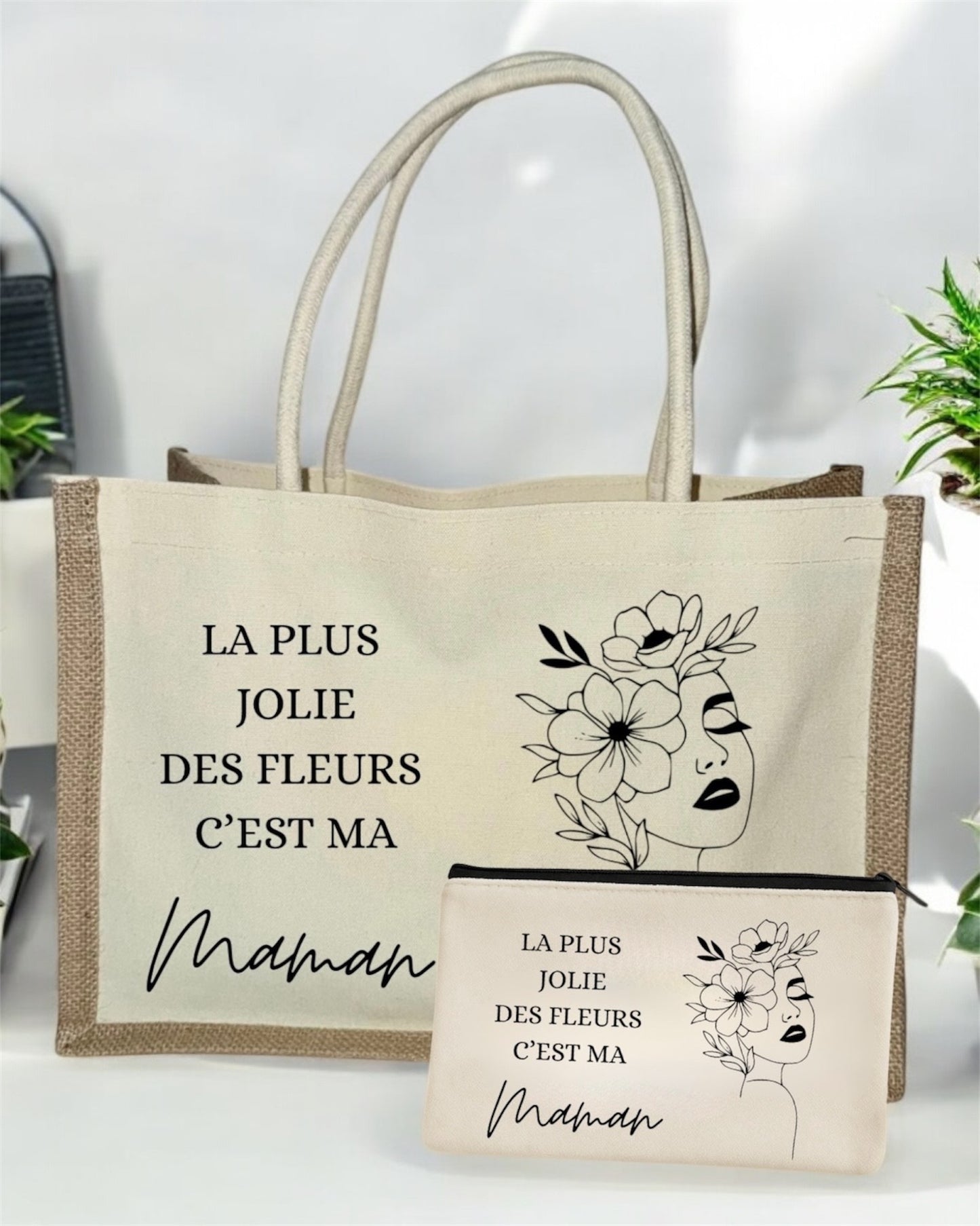 Coffret Maman : Sac personnalisé + Trousse