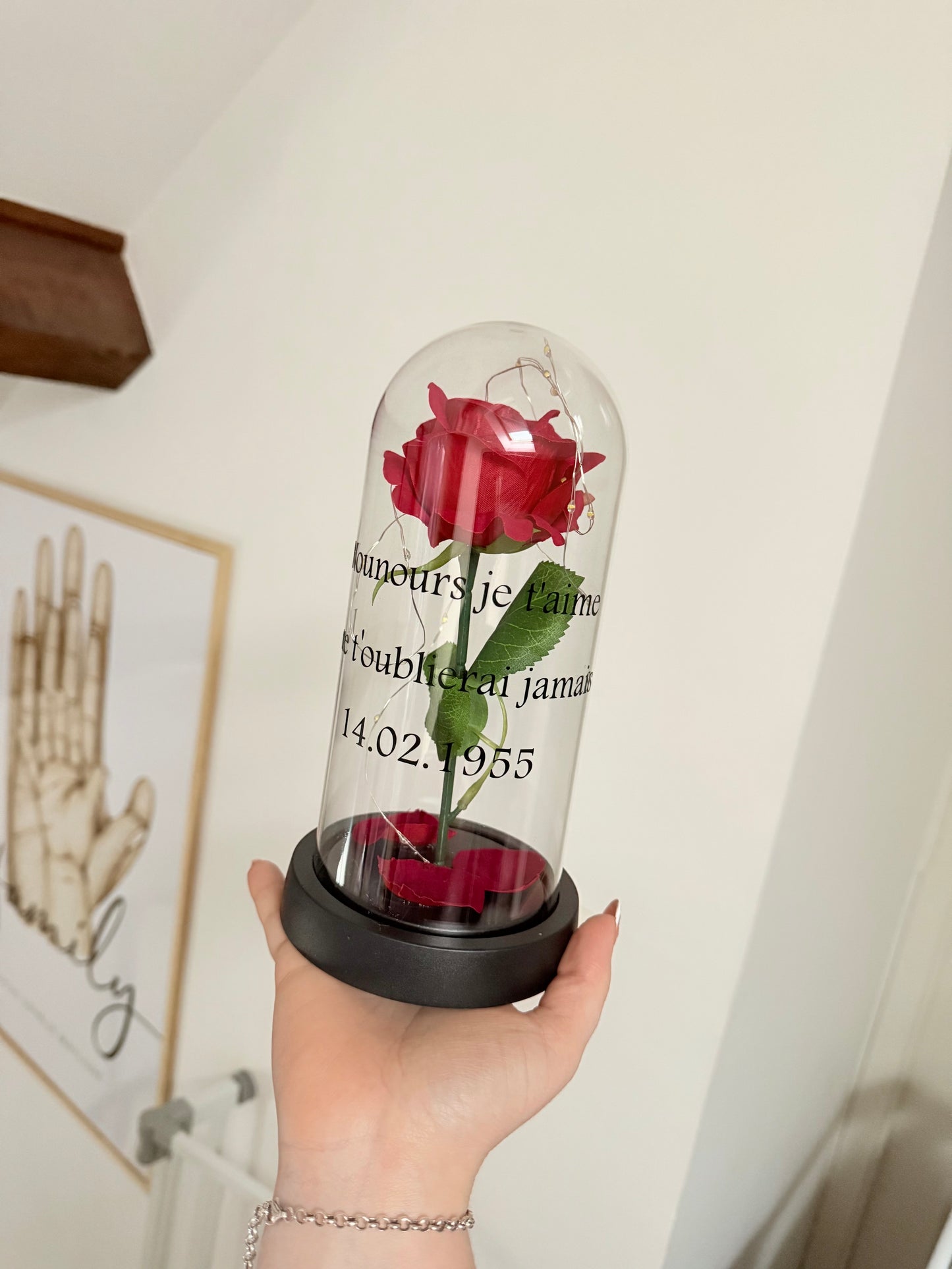Rose Eternel personnalisée