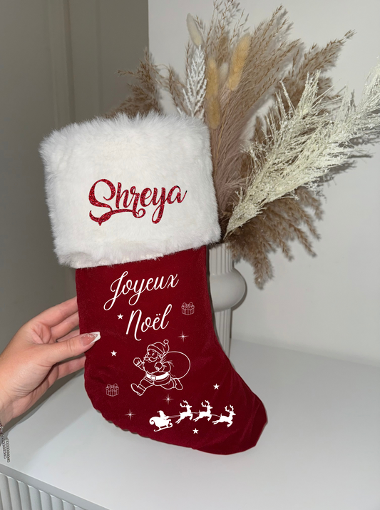 Chaussette de Noël personnalisée