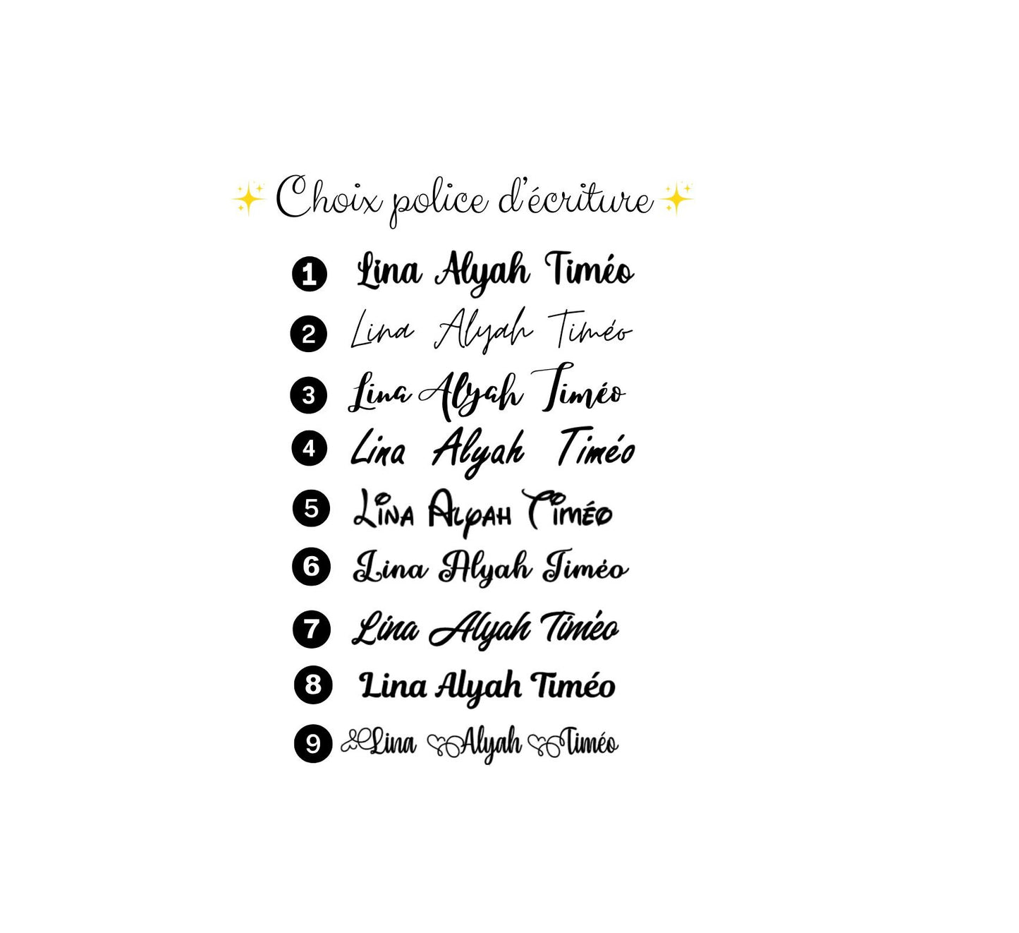 Étoile de Noël personnalisée – rose