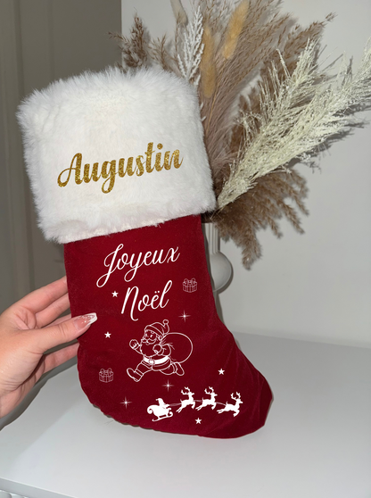 Chaussette de Noël personnalisée