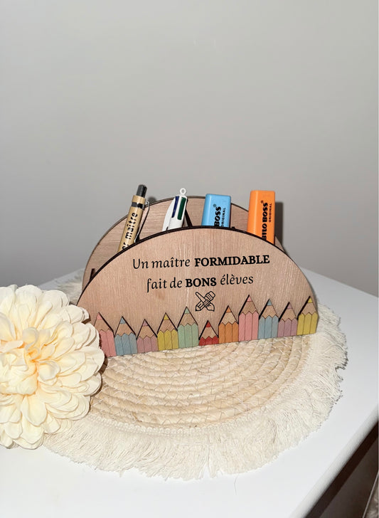 Support à crayons « Maître »
