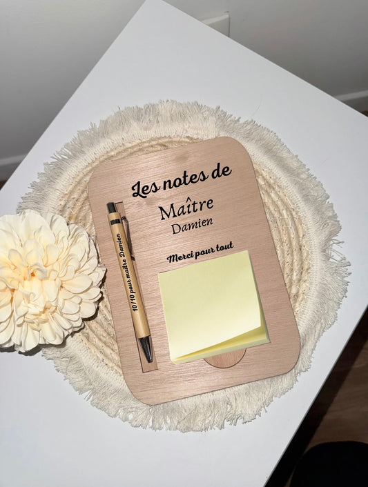Bloc notes « Maître »