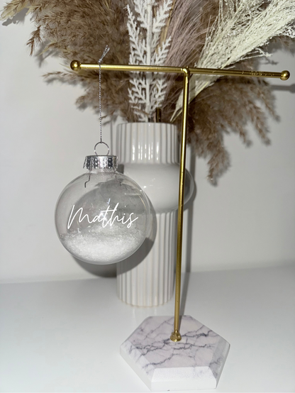 Boule de Noël avec prénom