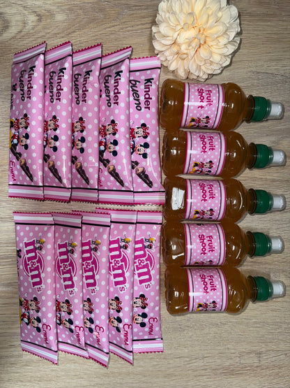 Emballages personnalisés pour gourmandises (Kinder, M&M’s, Fruit Shoot…)