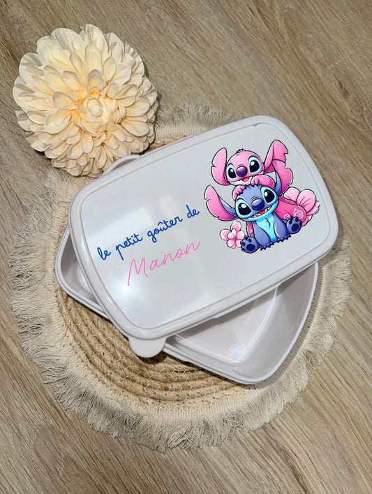 Boîte à goûter « Stitch&Angel »