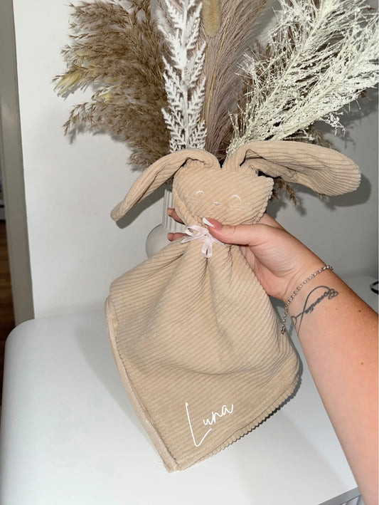 Doudou velours côtelé - Beige