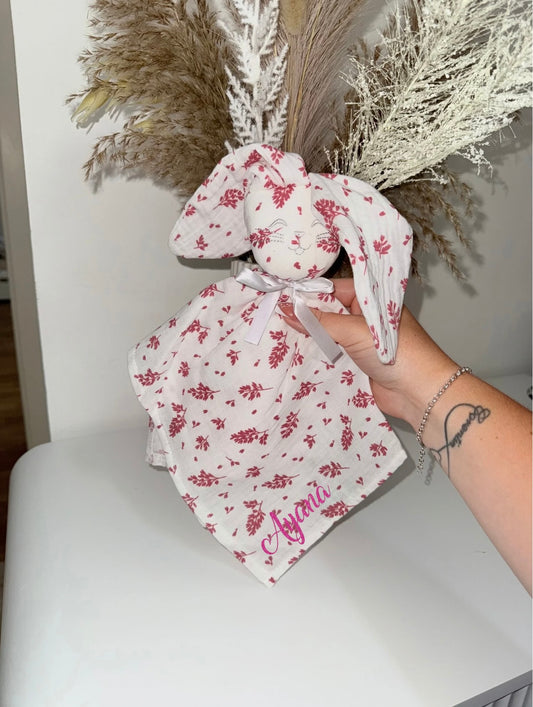 Doudou - Feuilles Fushia