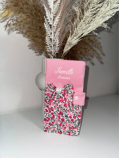 Protège Livret de Famille - Rose