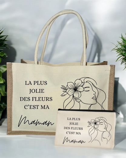 Coffret Maman : Sac personnalisé + Trousse