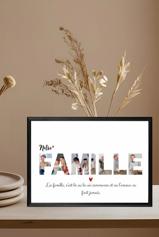 Cadre personnalisé "Famille"
